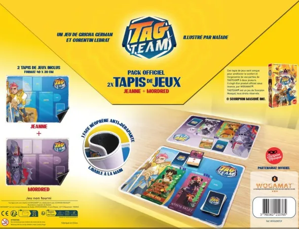 2 Tapis de Jeux Tag Team - Jeanne et Mordred