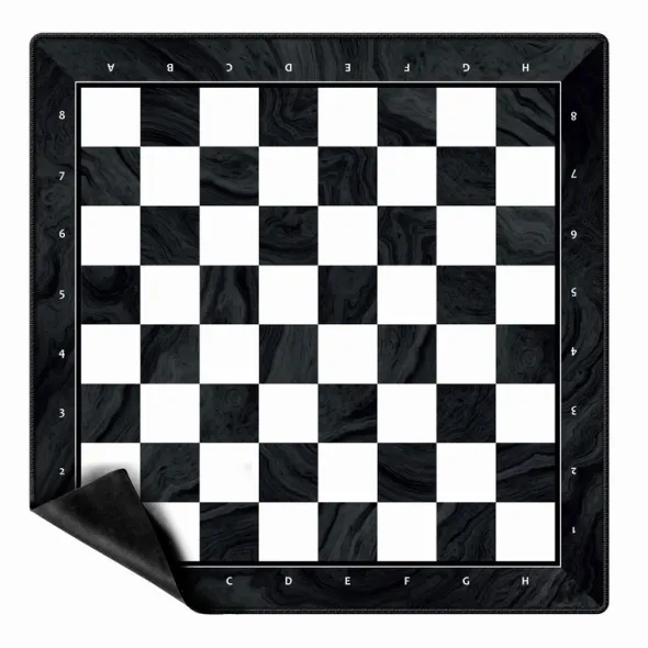 Tapis Echecs Néoprène 45 cm