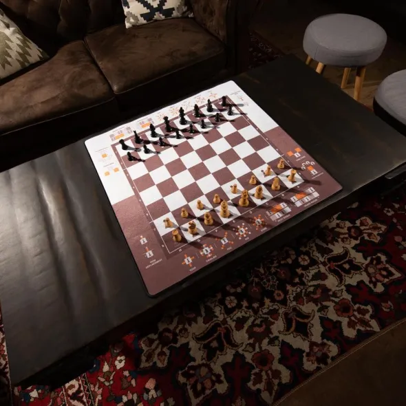 Tapis Echecs Pédagogique (60 x 60 cm)