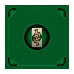 Tapis Tarot - Cœur de Pique Excellence : Vert (60x60cm)