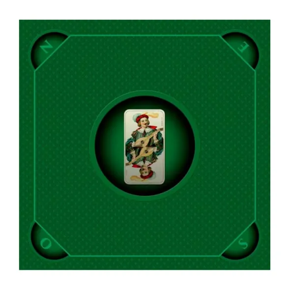 Tapis Tarot - Cœur de Pique Excellence : Vert (60x60cm)