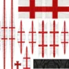 Templar Flag and Lance Pennants
