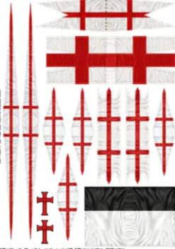 Templar Flag and Lance Pennants