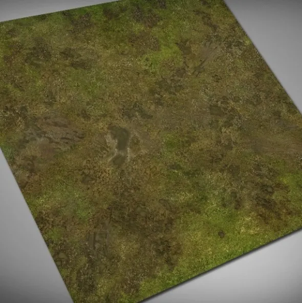 Terrain Mat Mousepad - Muddy Field 120x120