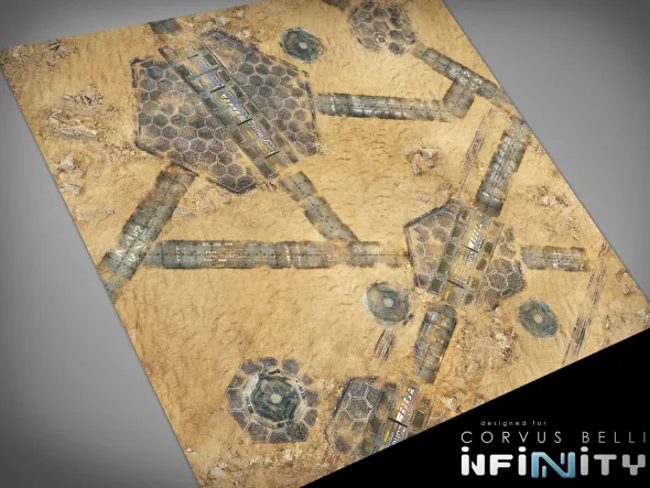 Terrain Mat Mousepad - Sandtrap - 120x120