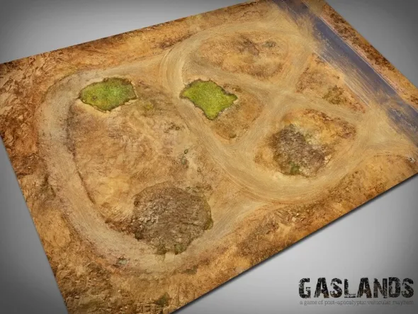Terrain Mat PVC - Gaslands - 180x120