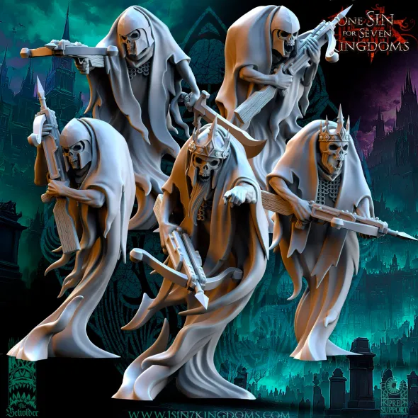 The Beholder Miniatures - Legion des Morts - Spectres à Arbalète