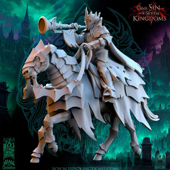 The Beholder Miniatures - Legion des Morts - Commandement Chevaliers Vampires