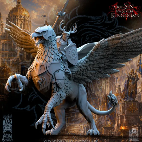 The Beholder Miniatures - Nerverdusk - Griffon de Guerre