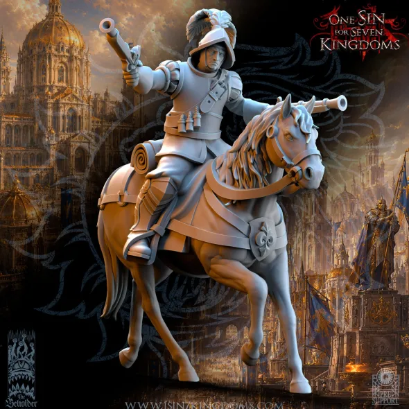 The Beholder Miniatures - Nerverdusk - Pistoleros Montés