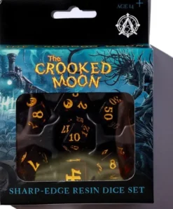 The Crooked Moon - Sharp Resin Dice Set