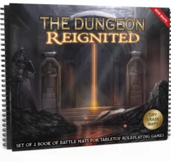 The Dungeon Reignited – Set of 2 Modular, Wipe-Clean Map Books