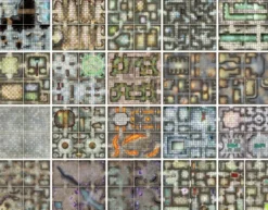 The Dungeon Reignited – Set of 2 Modular, Wipe-Clean Map Books