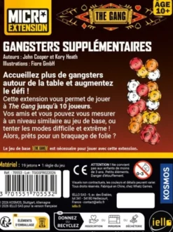 The Gang : Mini Extension Gangsters Supplémentaires