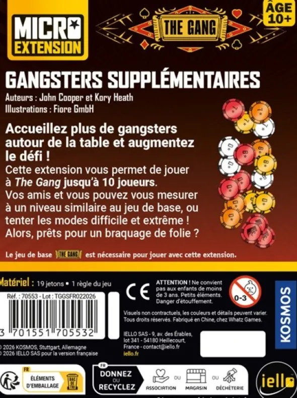 The Gang : Mini Extension Gangsters Supplémentaires
