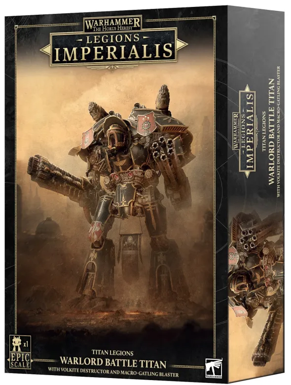 The Horus Heresy : Legions Imperialis - Warlord Titan with Volkite Destructor and Macro-Gatling Blaster