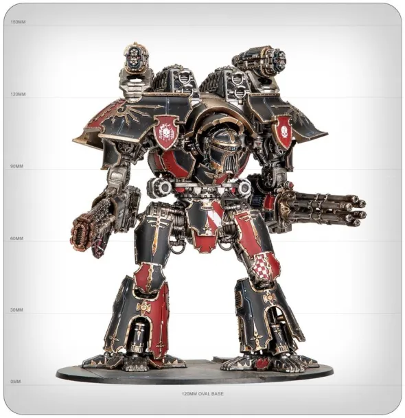 The Horus Heresy : Legions Imperialis - Warlord Titan with Volkite Destructor and Macro-Gatling Blaster