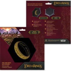 The Lord of the Rings – Piste de Dés L’Anneau Unique - 19x19 cm - Cuir et velours