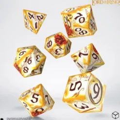 The Lord of the Rings: Rohan Dice Set Whitefall Radiance
