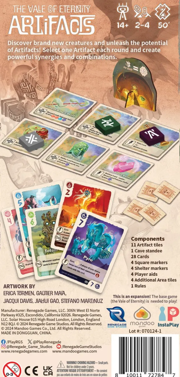 The Vale of Eternity - Artifacts Expansion