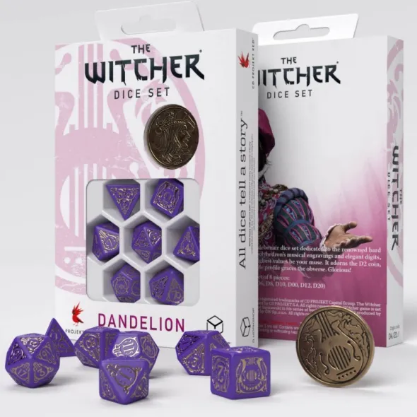 The Witcher Dice Set - Dandelion - Viscount de Lettenhove