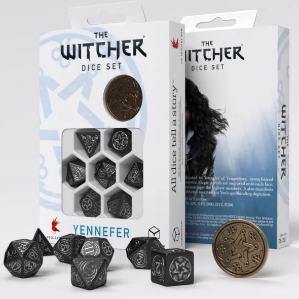 The Witcher Dice Set - Yennefer - The Obsidian Star
