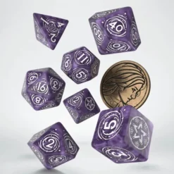 The Witcher Dice Set - Yennefer - Lilac and Gooseberries