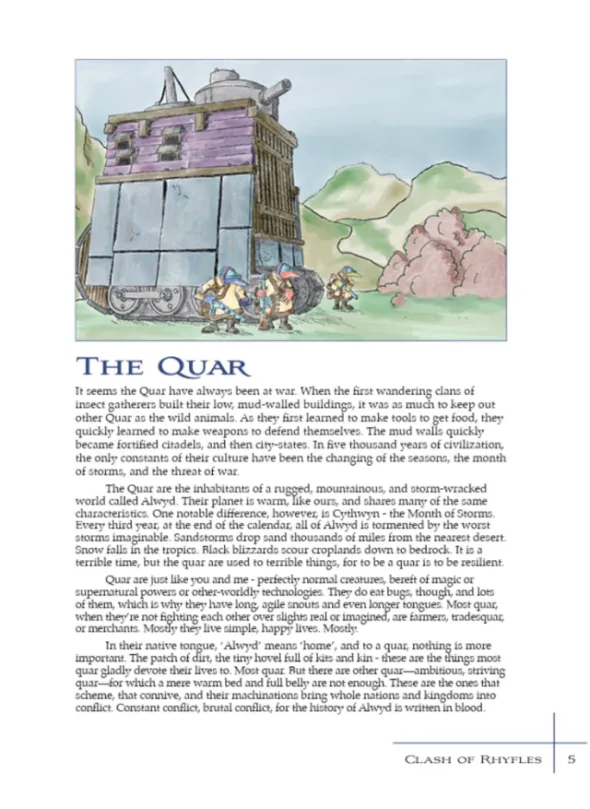 This Quar's War: Clash of Rhyfles Hardcover Rulebook