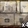 Tiny Epic Defenders : The Dark War Expansion - Game Mats 4 Pack