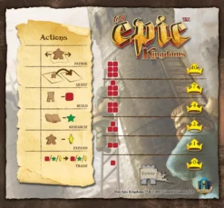 Tiny Epic Kingdoms - Action Mat