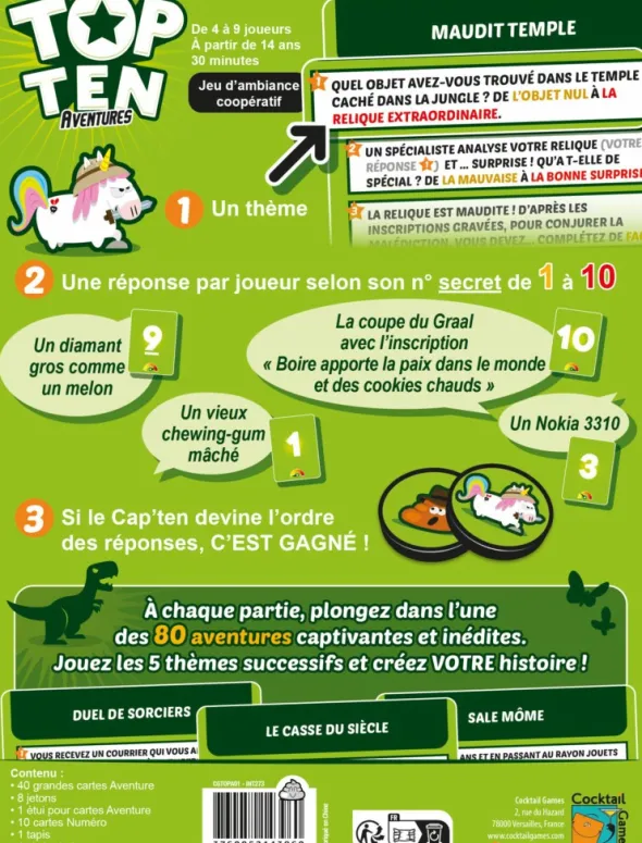 Top Ten Aventures