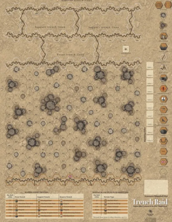 Trench Raid: Solitaire Patrol Command on the WW1 Western Front