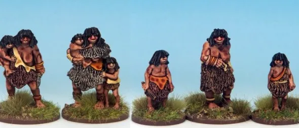 Tribal - Caveman Family Group