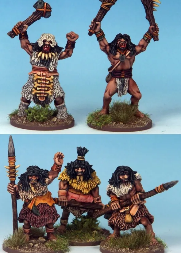 Tribal - Caveman Warlord and Heroes