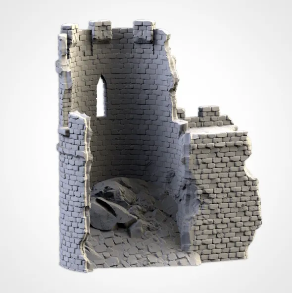 Txarli - Décors Fantasy - Chateau en ruines