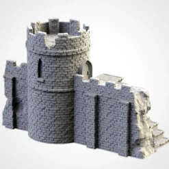 Txarli - Décors Fantasy - Chateau en ruines