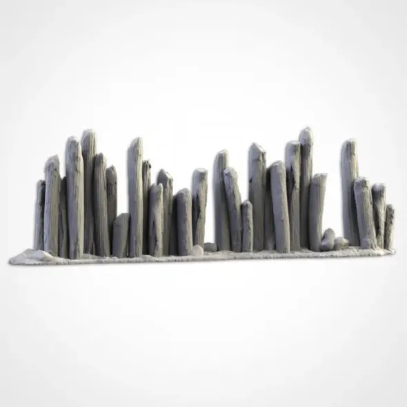 Txarli - Décors Fantasy - Pack Clôtures et piquets en bois