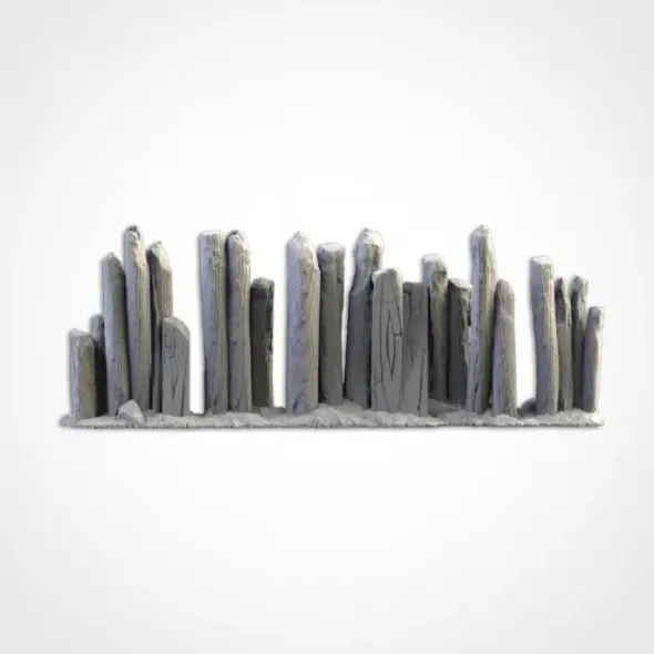 Txarli - Décors Fantasy - Pack Clôtures et piquets en bois