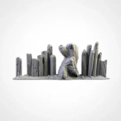 Txarli - Décors Fantasy - Pack Clôtures et piquets en bois