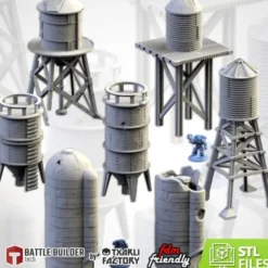 Txarli - Décors SF - Silos