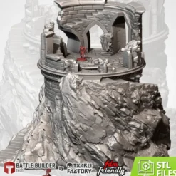 Txarli - Fantasy terrain - Ruines sur la montagne (LOTR)