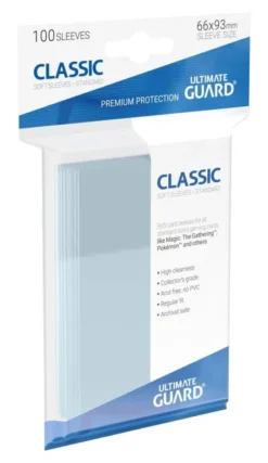Ultimate Guard 100 Pochettes Classic Soft Sleeves 66x93 mm