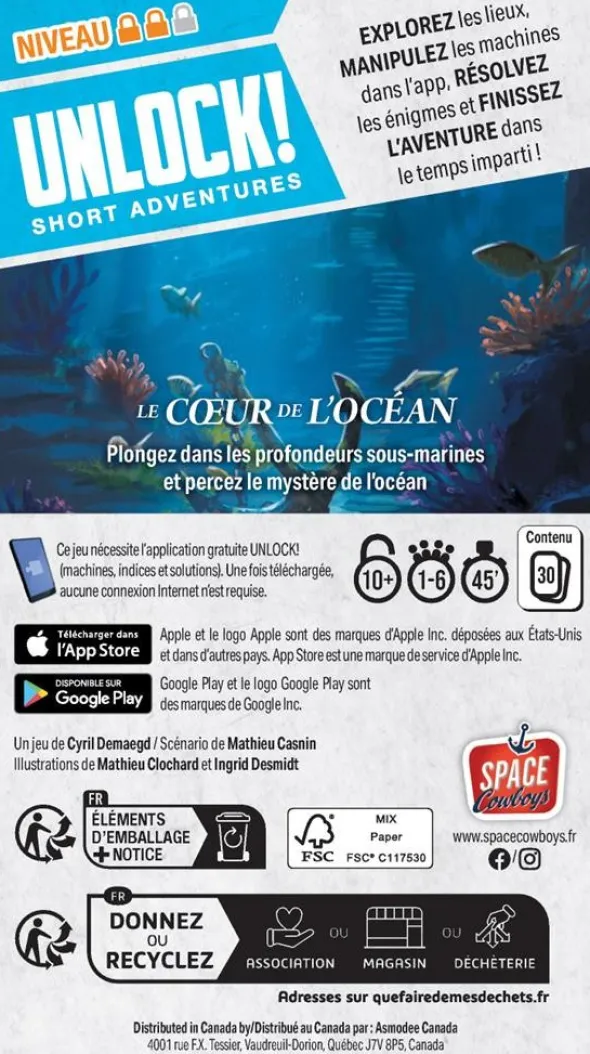 Unlock ! Short Adventures : Le Cœur de l'Océan