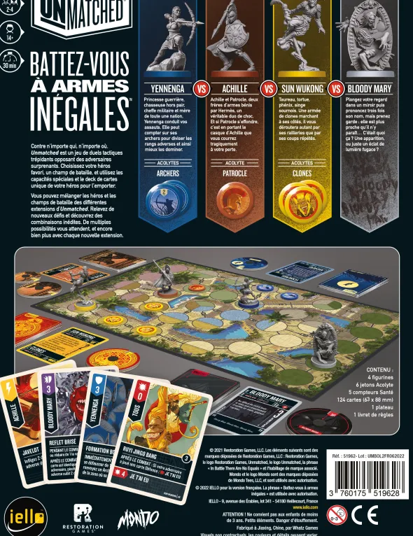 Unmatched : Combats de Légende Volume 2
