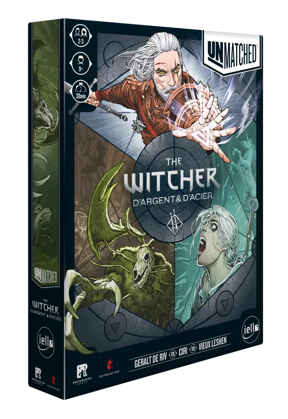 Unmatched : The Witcher : d'Argent et d'Acier