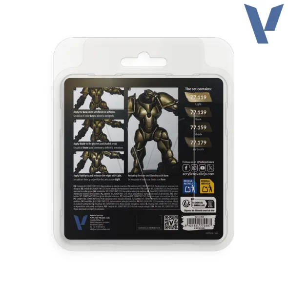 Vallejo - TMM : Aged Metal Paint Set