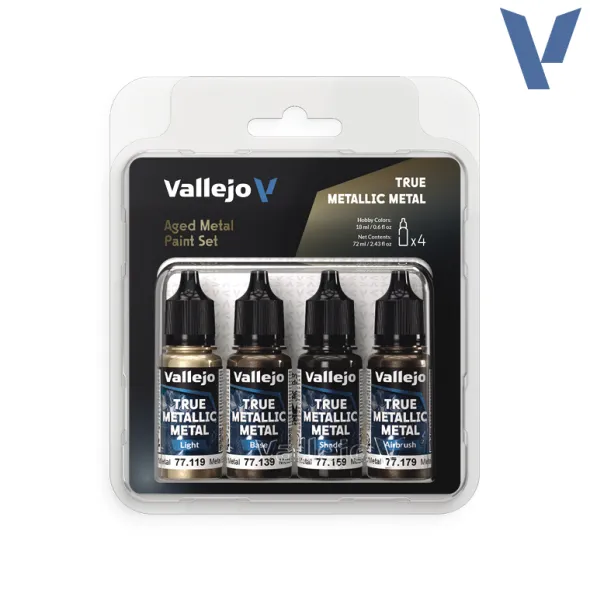 Vallejo - TMM : Aged Metal Paint Set