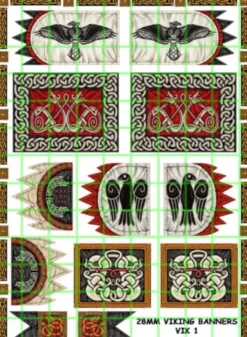 Viking Banner Sheet VIK 1