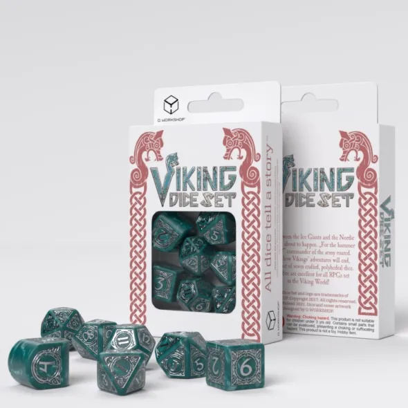 Viking Modern Dice Set: Mjolnir