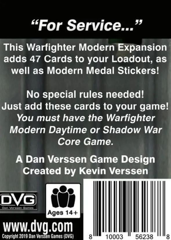 Warfighter Modern - Expansion 55 - Medals